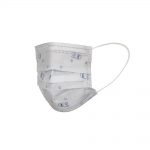 Mascarilla infantil conejos-blancos