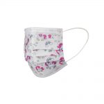 Mascarilla infantil unicornio blanco