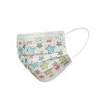 mascarilla infantil estrellas multicolor