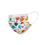 mascarilla infantil oso blanco