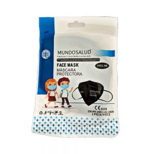 mascarilla ffp2 infantil negro